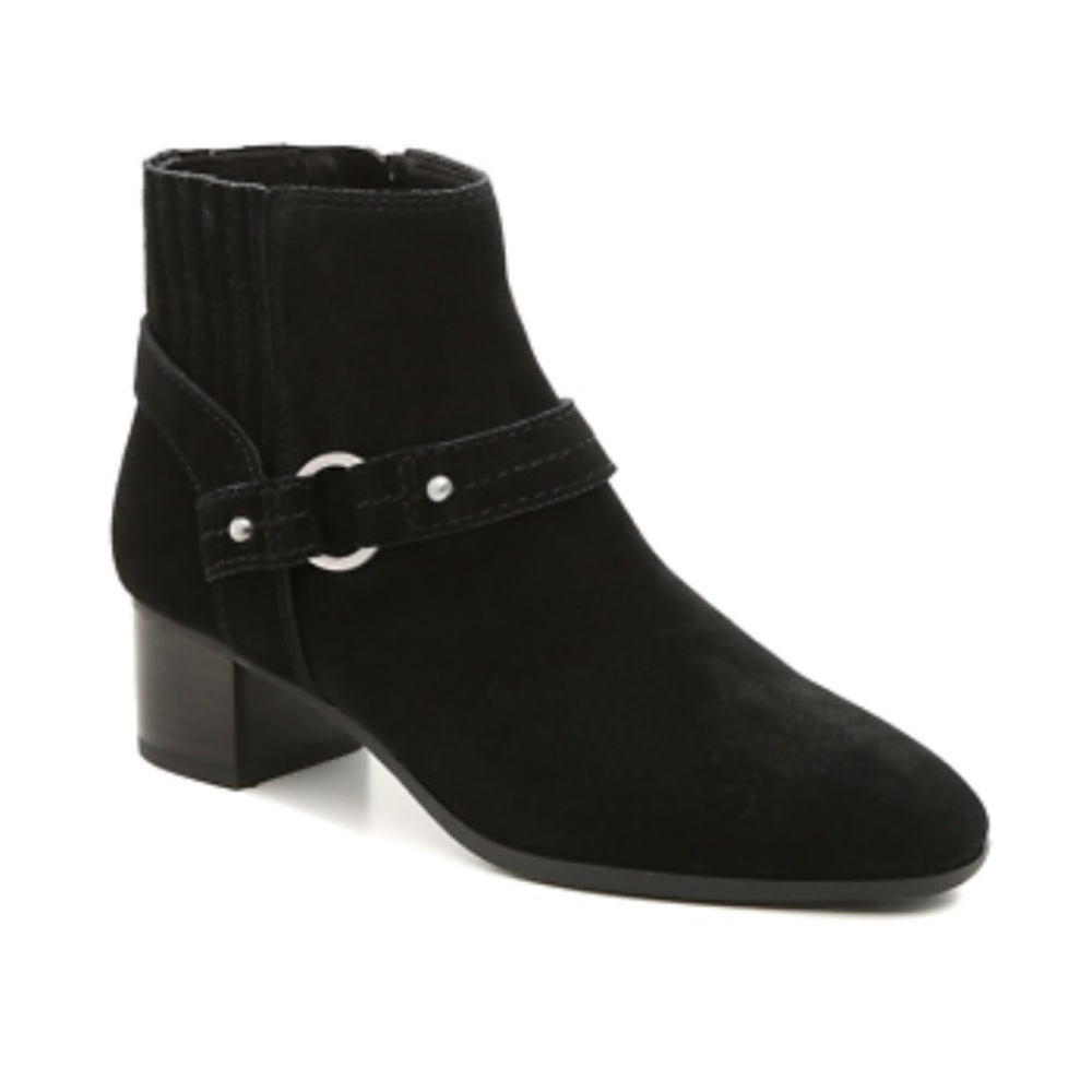 New Essex Lane black suede Jacey boots size 10 M